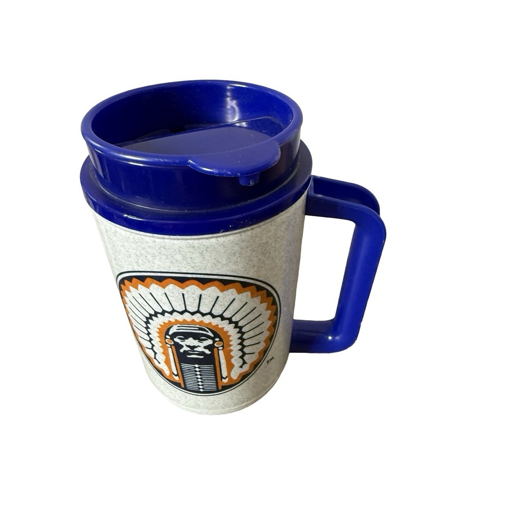 Illinois‎ Fighting Illini  Travel Mug Chief Illiniwek Logo whirley thermo